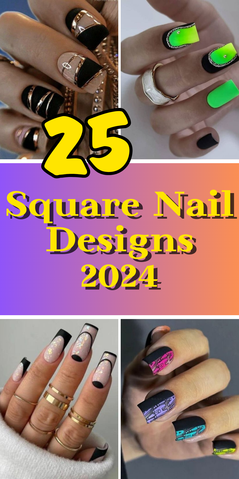 Top Square Nail Designs 2024 Bold Chic And Trendy Nail Art Inspirations 0515