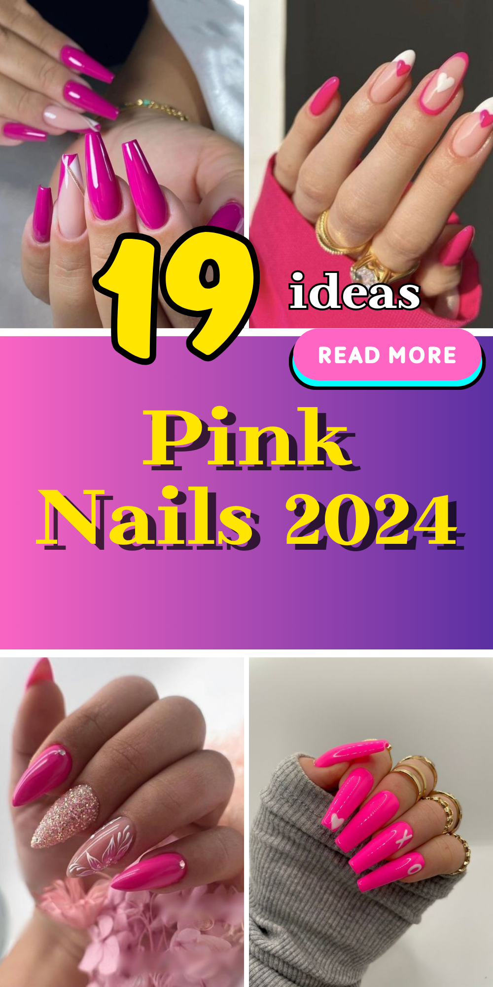 Discover the Latest Pink Nails 2024 Trends From Matte to Glitter