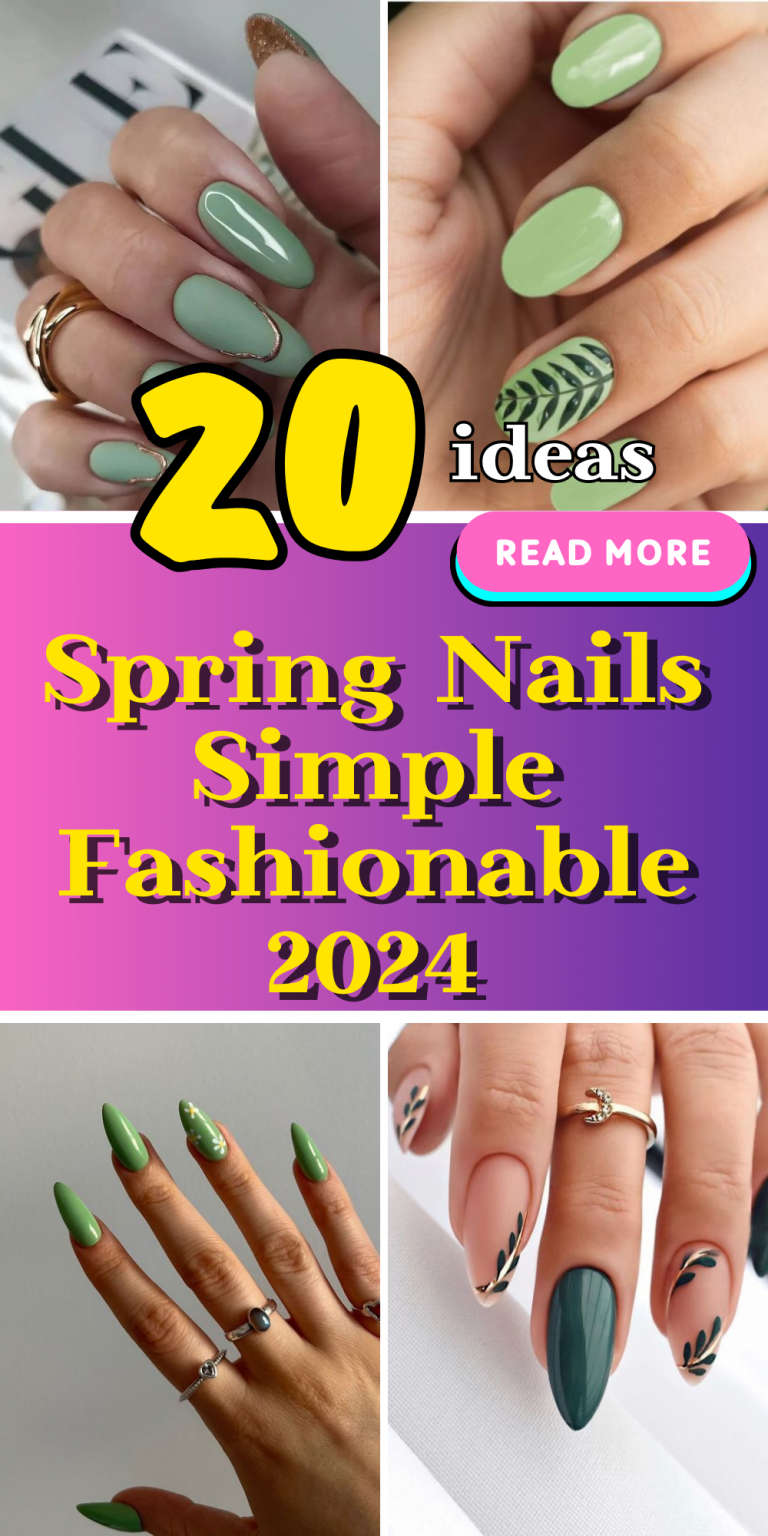 Embrace Spring 2024 with Simple, Classy Nail Designs Cute & Pretty Trends