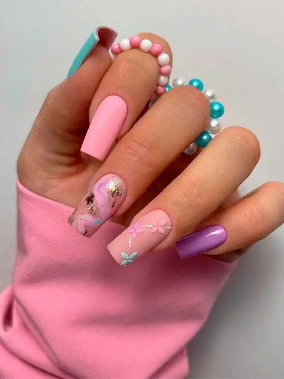 Spring Nail Square 2024 Trends: Chic Designs for Long & Short Styles