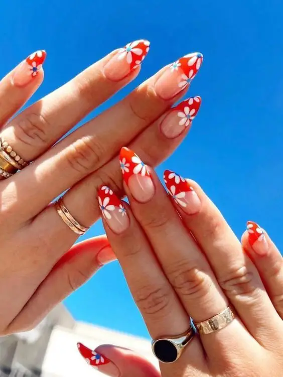 2024’s Trendiest Red Spring Nails – Chic Designs for Every Style
