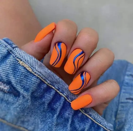 18 Ideas Bright Summer Nails: Explore Trendy Orange Designs & Tips – Catch the Wave