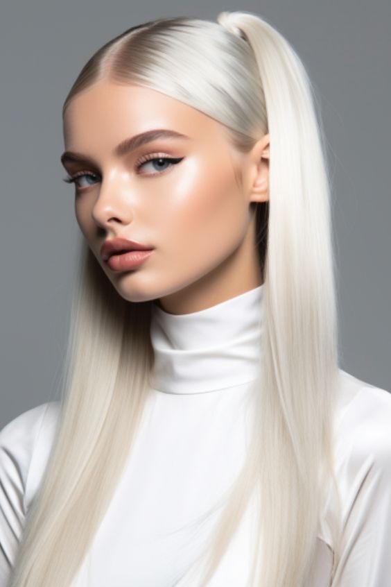 Platinum Blonde Hair Inspirations: Diverse Styles for a Bold New Look