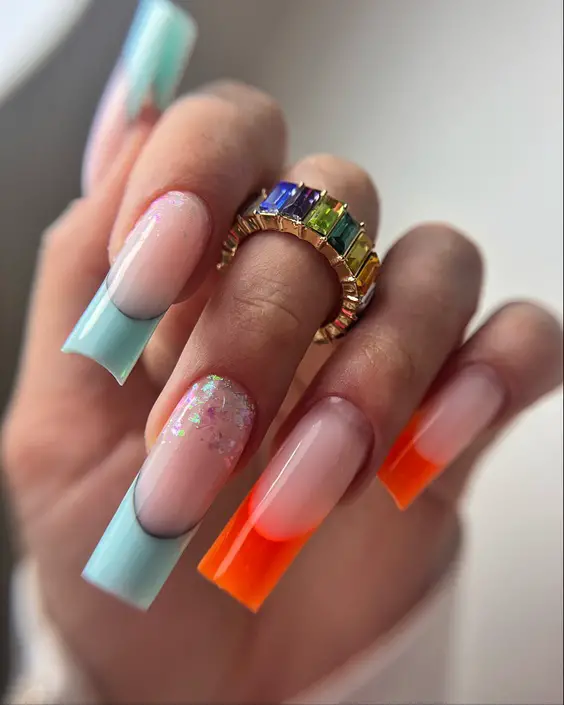 22 Summer Nail Square Styles: Vibrant Designs & Chic Trends for 2024