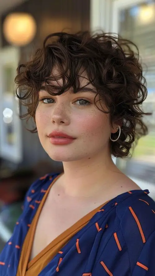 Best Pixie Haircuts for Round Faces with Wavy Hair