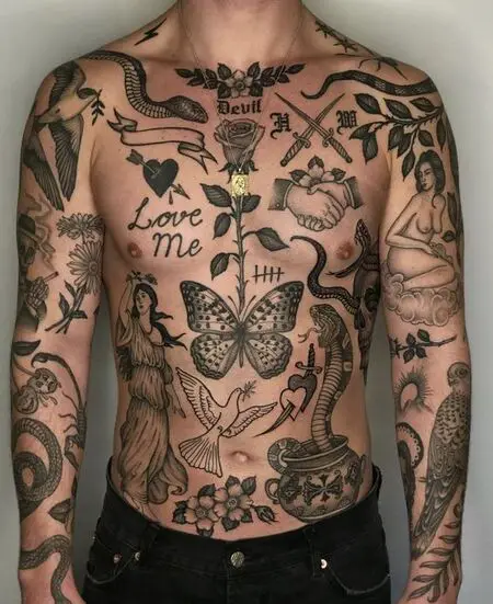 Stomach Tattoos for Guys: A Guide to Bold and Intricate Designs