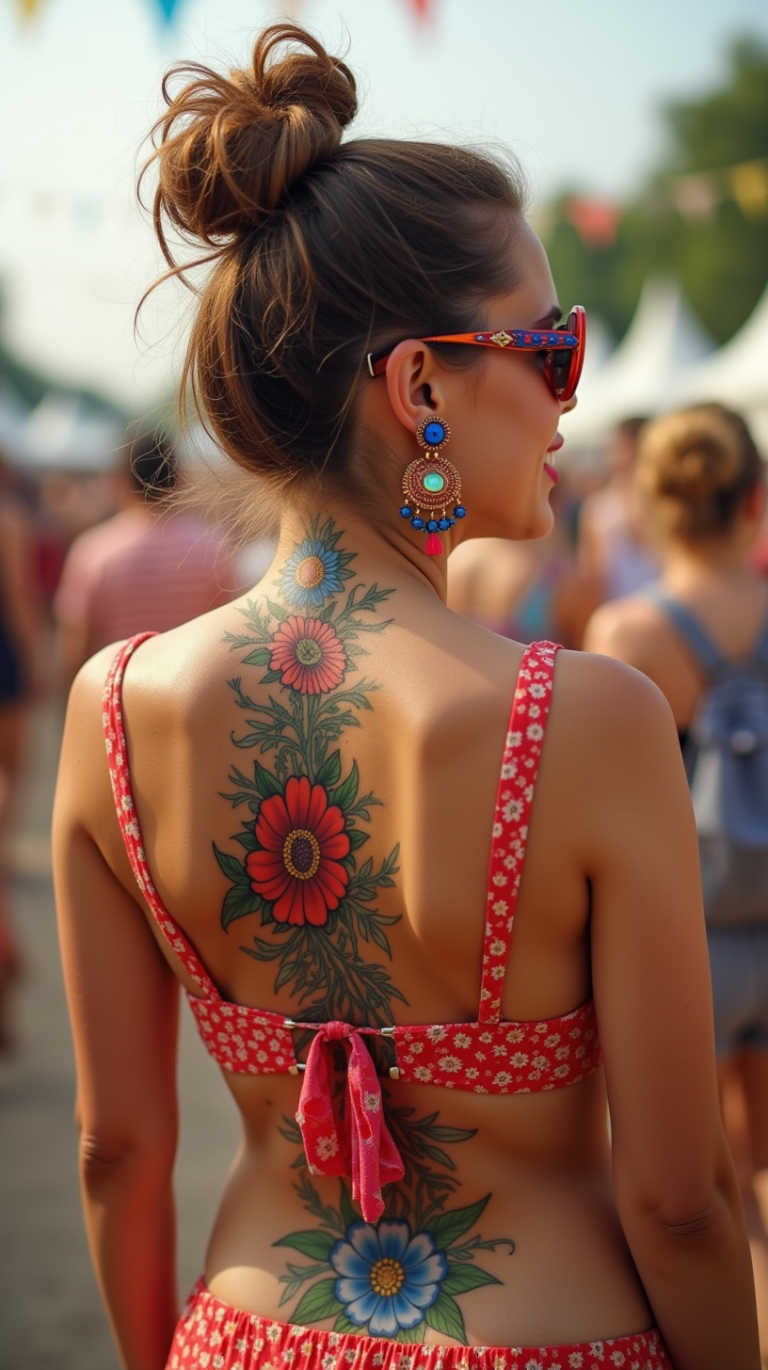 23 Explore Elegant Spine Tattoo Designs for Women: Find Your Style!