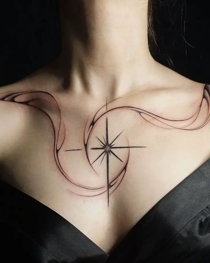 22 Ideas for Chest Tattoos for Women: Inspiring Designs to Celebrate Individuality