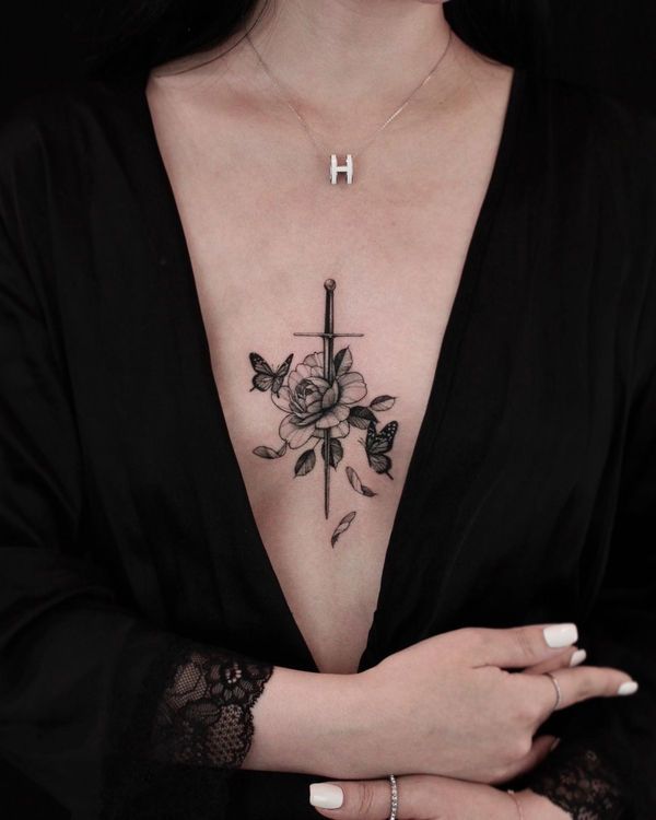 22 Ideas for Chest Tattoos for Women: Inspiring Designs to Celebrate Individuality