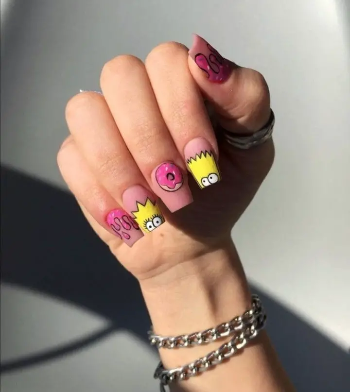 Funky Nails Ideas: Creative Fun Designs for Beautiful Short, Almond, and Square Shapes in Vibrant Colors