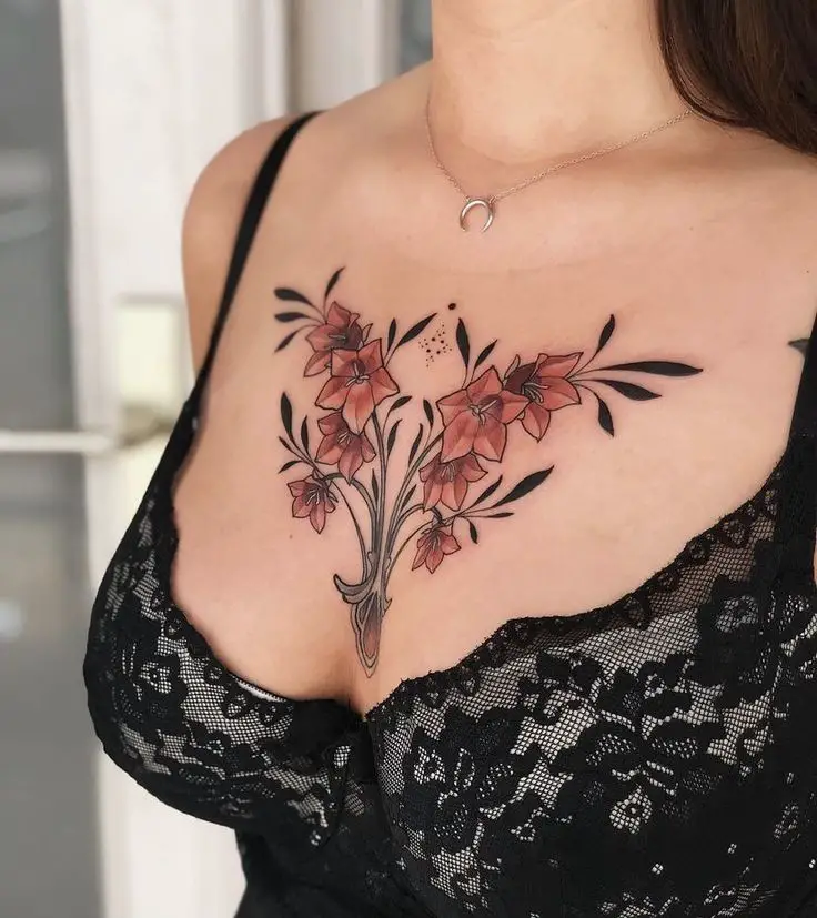 22 Ideas for Chest Tattoos for Women: Inspiring Designs to Celebrate Individuality