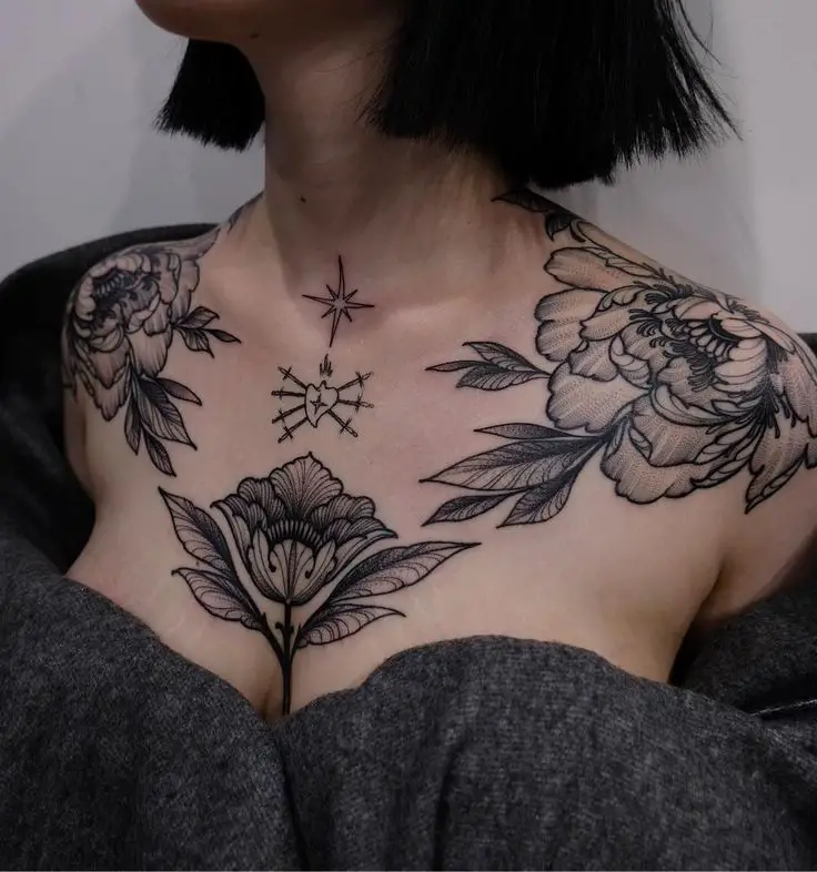 22 Ideas for Chest Tattoos for Women: Inspiring Designs to Celebrate Individuality