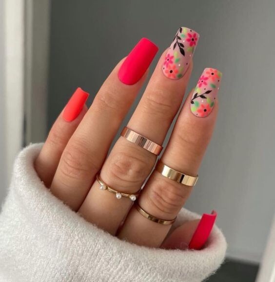 Stunning Spring Nails Coffin Ideas for 2025: Cute Designs in Acrylic Pastel, Blue, Pink, and More