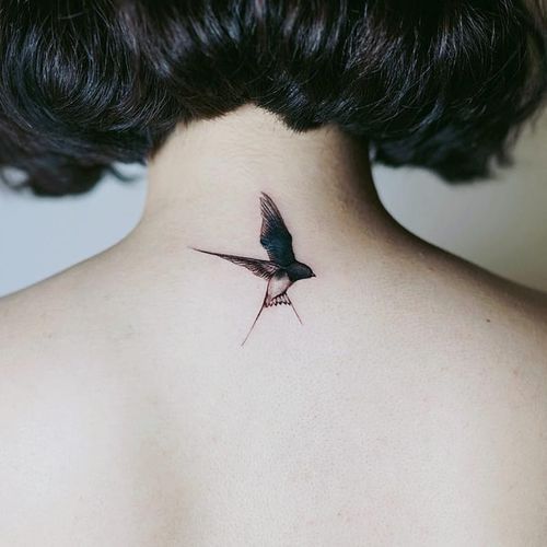 23 Small Spine Tattoos Ideas for Women