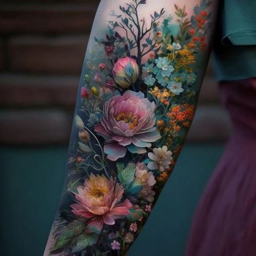 Floral Sleeve Tattoos for Women 2025: Discover Unique and Colorful Designs for Your Next Tattoo