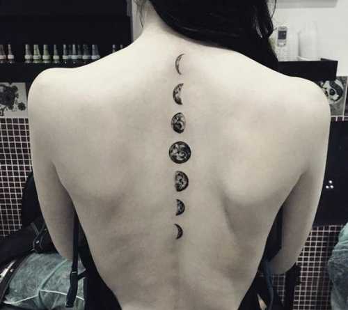 23 Small Spine Tattoos Ideas for Women