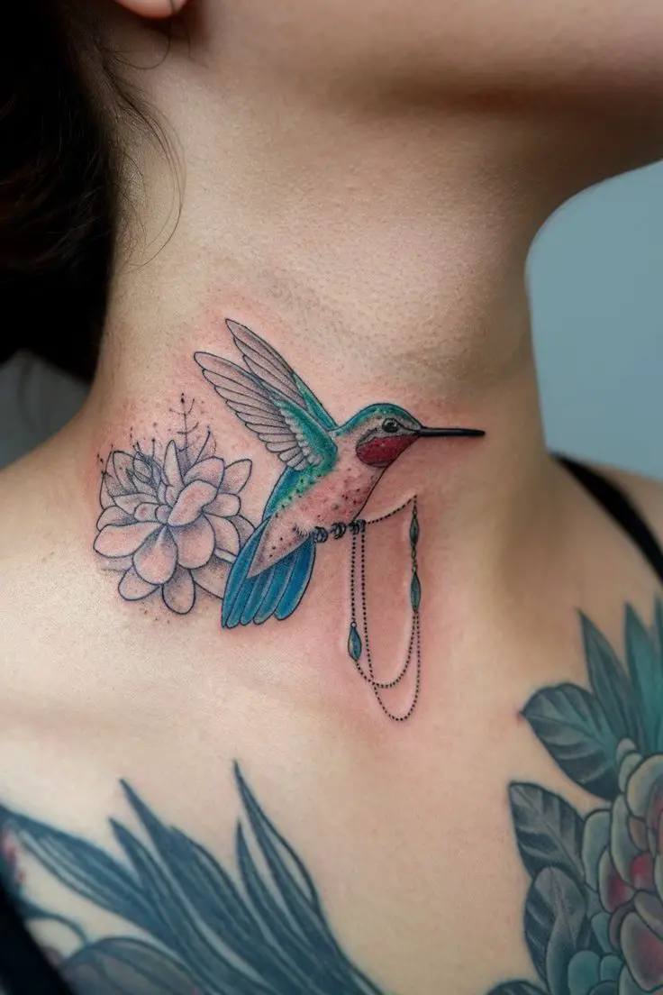 23 Stunning Hummingbird Tattoo Ideas: Geometric, Colorful, Minimalist, and Floral Designs