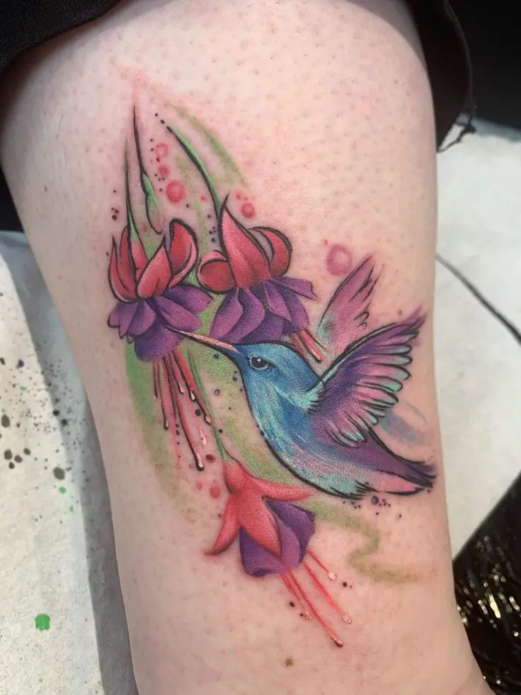 23 Stunning Hummingbird Tattoo Ideas: Geometric, Colorful, Minimalist, and Floral Designs