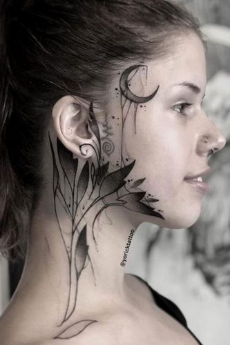 29 Stylish Neck Tattoo Ideas for Women