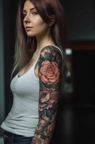 Floral Sleeve Tattoos for Women 2025: Discover Unique and Colorful Designs for Your Next Tattoo