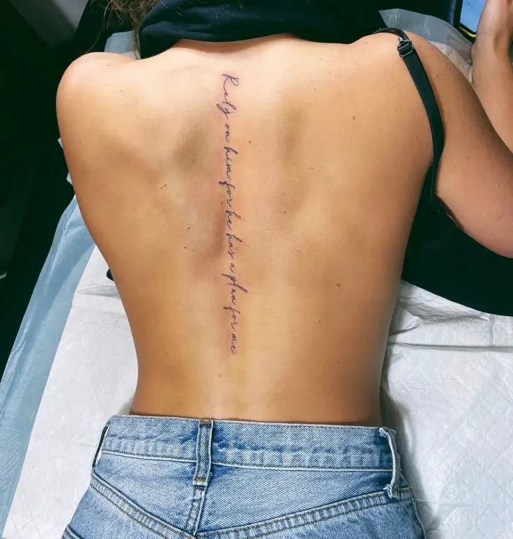 The Most Delicate Spine Tattoo for Women Back in 2025 to Inspire You