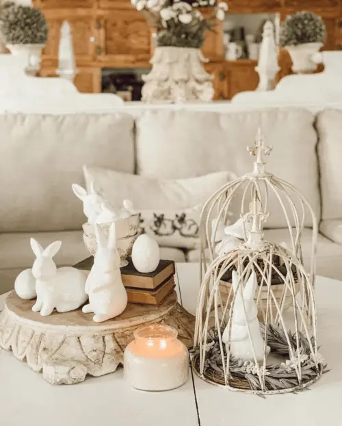 neutral spring decor ideas