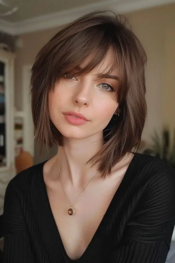 Trendy and Cute Haircut Ideas with Bangs for All Hair Types in 2025 – Short, Medium, and Long Styles