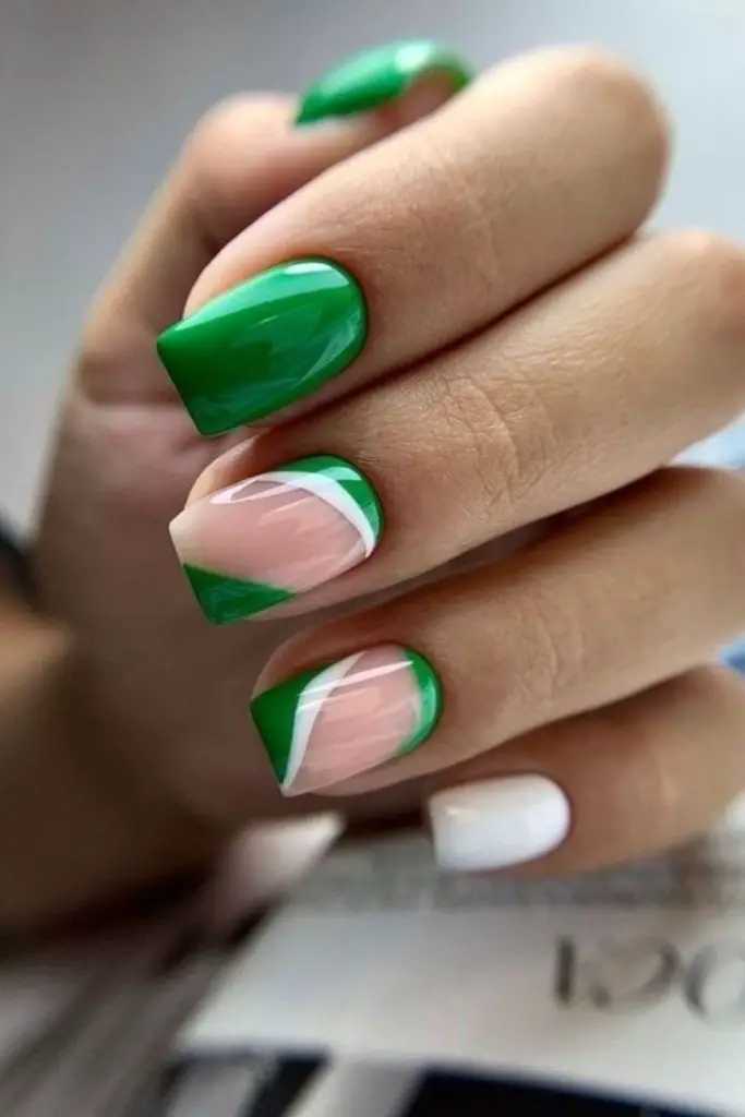 Fresh and Trendy Green Spring Nails 2025 – The Best Acrylic and Almond Designs to Try This Season