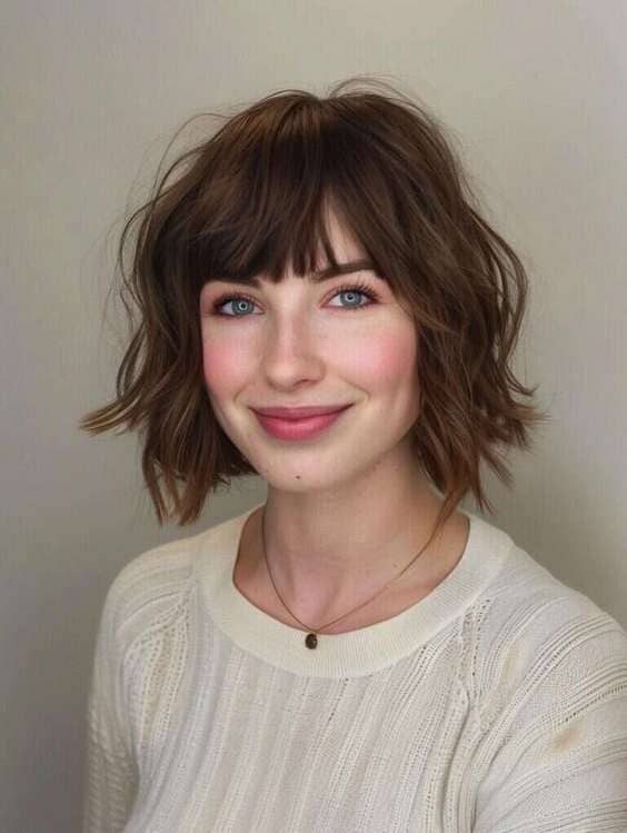 The Ultimate Guide to Bob Haircut with Bangs for Every Face Shape and Hair Texture 2025
